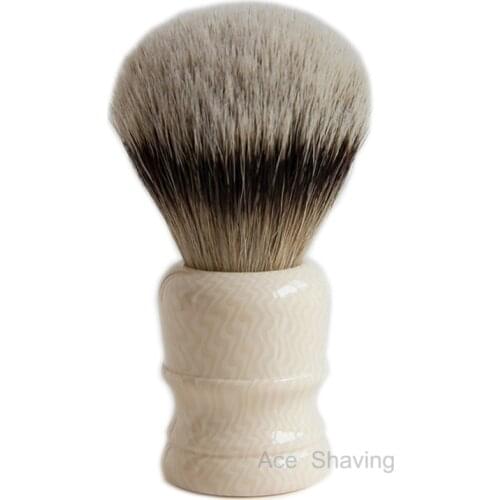 High Mountain Two Band Badger Knot Silvertip Badger Shaving Brush Mens Beard Barber Accessories