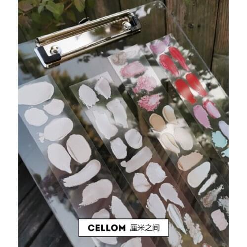 1 Loop 4 X 100cm Making Up Colors Transparent PET Washi Tape