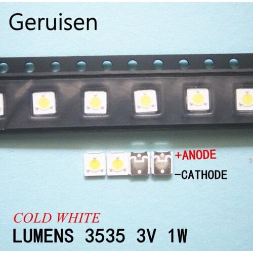 2000pcs LUMENS LED Backlight 1W 3V 3535 3537 Cool white LCD Backlight for TV TV Application A127CECEBUP8 Style-3