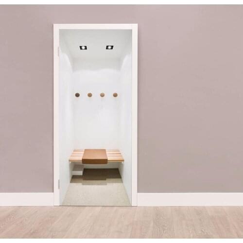 3D Changing Room Wall Art Door Mural Wallpaper mural Wall Print Decal Wall Deco Wall Mural Photo self adhesive door wrap