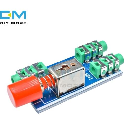 Audio Switching Board 3.5mm Audio Input A / B Group Input Switch Select Output Module Button Switch Output/Input Model Board