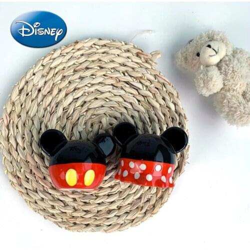 Disney Mickey Mouse Teapot Cute Cartoon Tea Set Mickey Minnie Teapot A Pot A Cup of Mickey Mouse Powder Bottle Seasoning Jar