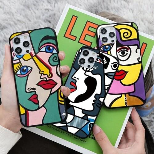 Picasso Abstract Art Painting Fundas For Huawei P20 P30 P40 P50 Pro Honor 10i 9X 8A 8X P Smart 2021 2019 Mate 10 20 Lite E Cases