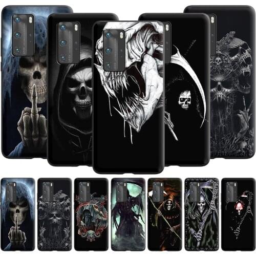 Grim Reaper Skull Death Case for Huawei Nova 2i 2 Lite 3 5T