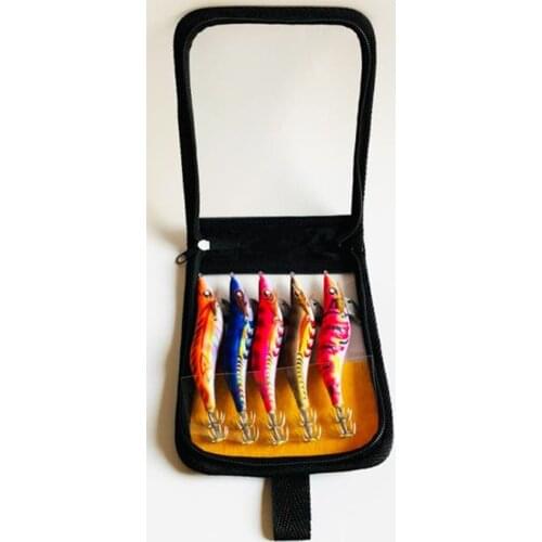 Wood shrimp bag portable small road and sequins fishing gear bag waist hanged multi-function wear-resistant wood bait bag