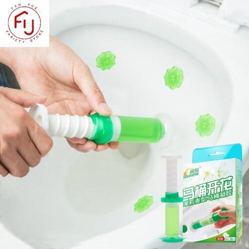 Toilet Deodorant Cleaner Flower Aromatic Toilet Gel Toilet Fragrance Remove Odors Household Aromatic Deodorant Bathroom Cleaning