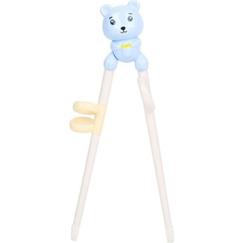 Cute Cartoon Bear Design Learning Training Chopsticks For Kids Children Gifts Chinese Chopsticks Learner 2021