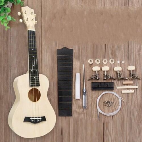 DIY 21 Inch Ukulele Creative Household Children Handmade Color Painting Mini Guitar Four Stringed Musical Instrument 2021 New