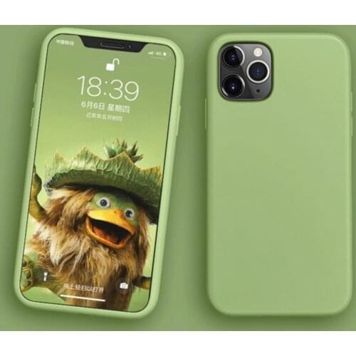 Soft TPU Case For iPhone 12 ProMax 11Pro Xs Max XR X Luxury Candy Color Solid Silicone Cover For iPhone 8 7 6 6s Plus Capa Shell