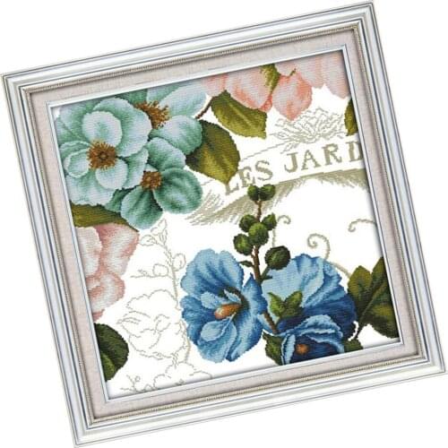 Orchid Pattern Cross Stitch Kits Adults DIY Embroidery 11CT Home Decors