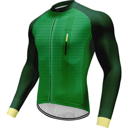 Runchita 2020 New Mans Long Sleeve Cycling Jersey Bike Quick Dry Clothing Pro Team Biycle Clothes Maillot Ropa Ciclismo Uniform