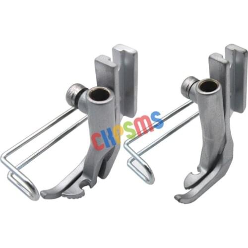 RIGHT / LEFT Zipper Knurled PRESSER FOOT Compatible with Durkopp Adler 67,167,267,69,269