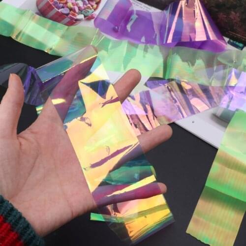 R2LE Aurora AB Effect Reflective Mirror Paper DIY Epoxy Resin Jewelry Fillings