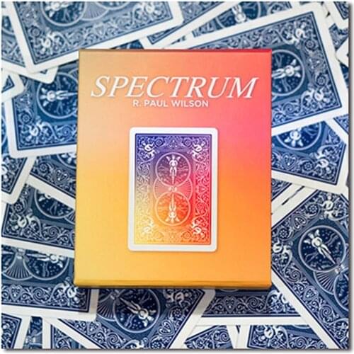 Spectrum By R.Paul Wilson Magic Tricks Card Magic Gimmick Poker Color Change Illusions Close Up Magic Props Fun Magic Cards