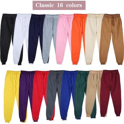 New Ms Joggers Brand Woman Trousers Casual Pants Sweatpants Jogger 15 Color Casual Fitness Workout Running Sporting Clothing