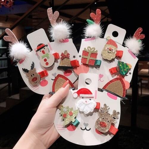 Baby Hairpin Girl Christmas Headdress Hairpin Child Headdress Hairpin Child Hairpin Suitable for Toddlers New Year
