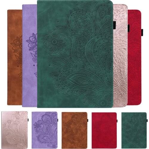 For Huawei Matepad T8 Case 8.0" Emboss Flower Leather Wallet Stand Tablet Cover For Huawei Matepad T 8 Case Kobe2-L03 Kob2-L09