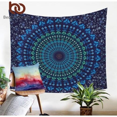 BeddingOutlet Vanitas Mandala Tapestry Moroccan Printed Decorative Wall Tapestries New 130cmx150cm 150cmx200cm Hot Sale