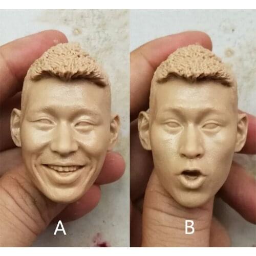 1/6 Jeremy Shu-How Lin Head Sculpt for 12''Action Figures Bodies