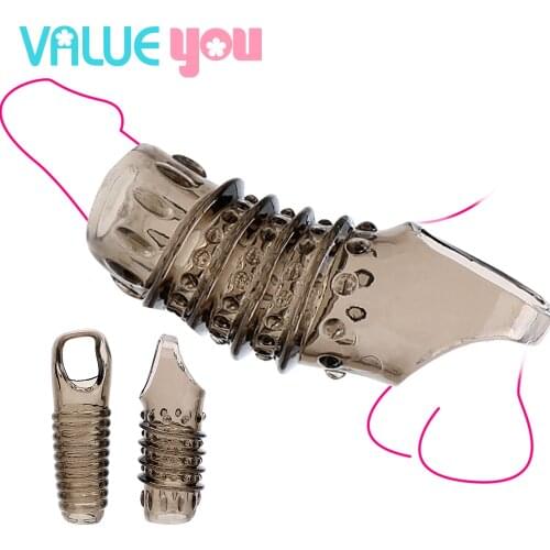 Penis ring reusable silicone cock ring penis enlargement delayed ejaculation sex toy