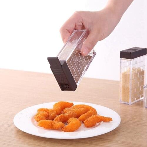 Kitchen Tools Spice Jar Jar Box Plastic Seasoning Lid Jar Sugar Layer Storage Box Home Finishing Accessories Storage Bottle