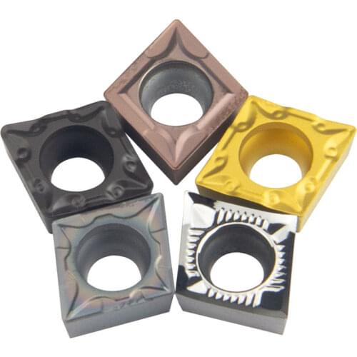 10PCS Carbide insert CCMT120404 YZ15TF CCMT120408 YZ6020 Internal Turning Tools Carbide insert Lathe cutter Tool turning insert