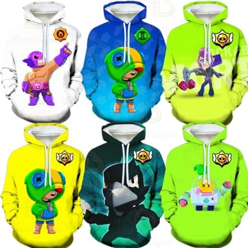 New Cartoon Boy Girl Leon Sweatshirt Hot Game Max Hoodies Kids 3D Print Elastic Tops Hoodie Child Clothes Gift