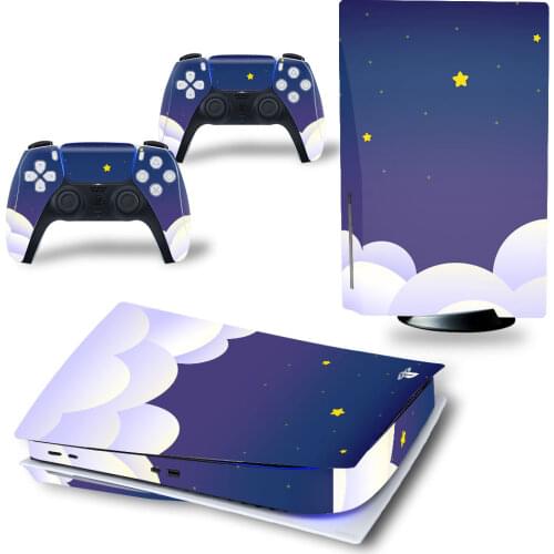 PS5 Standard Disc Edition Skin Sticker For PlayStation 5 Console and 2 Controllers PS5 Skin Sticker Decal Vinyl Cover