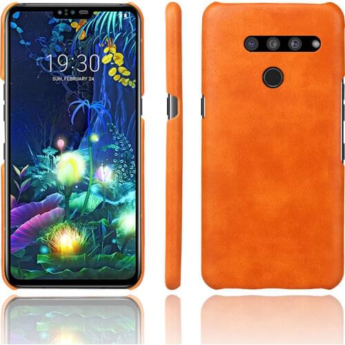 Luxury Vegan Leather Cover for LG V40 V50 V60 V50s G8s ThinQ G8X Slim PU leather Anti-fall Phone Case Back Coque for LG V40 V50