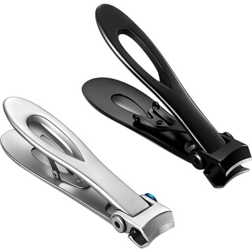 Stainless Steel Wide Mouth Thick Nail Trimmer Toenail Fingernail Cutter Clippers & Trimmers The shape of the enamel enhances the