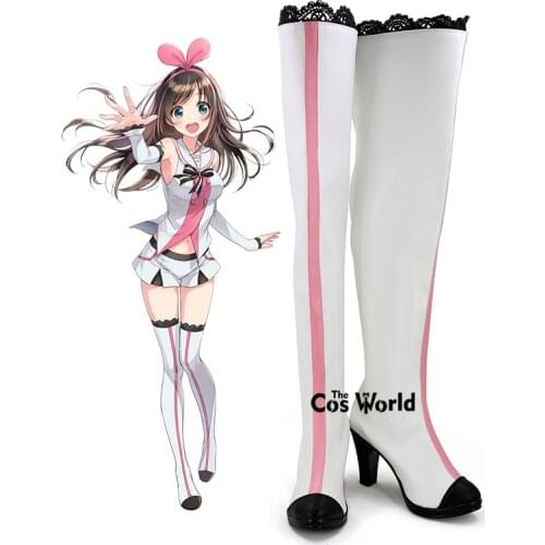 Virtual YouTuber Vtuber A.I.Channel Kizuna AI Customize High Heels Cosplay Shoes Boots