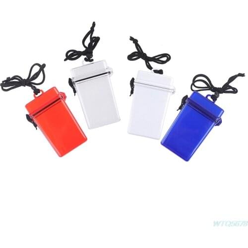 Diving Kayaking Waterproof Dry Box Container Case Rope Clip for Money ID Card