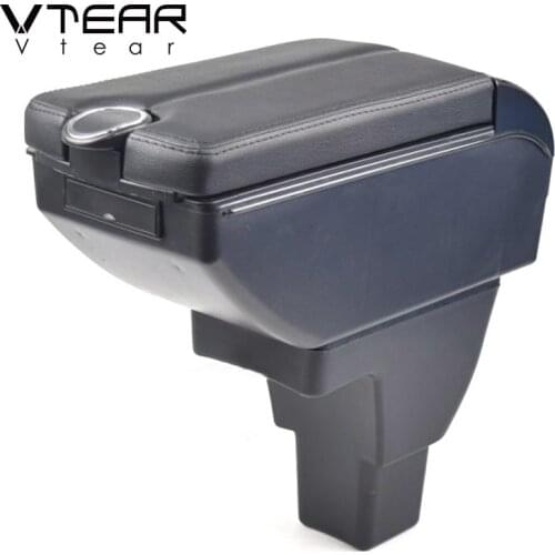 Vtear for Suzuki Karimun car armrest leather arm rest styling storage box center console accessories decoration interior auto
