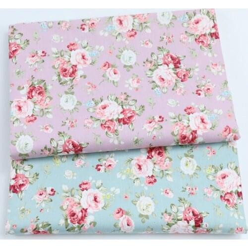 160CM*50CM chic flower cotton fabric sewing baby cloth infant linens kids bedding fabric cushion patchwork fabric crafts tissue