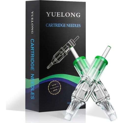 20PCS Tattoo Cartridge Needle 5/7/9/11/13/15M1 Semi-Permanent Eyebrow Lip Makeup Cartridge Needles for Tattoo Machine Pen