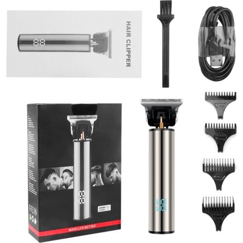 2021 USB Electric Hair Trimmer Rechargeable Hair Clipper Machine Man Shaver Barber Hair Cutting Machine for Men