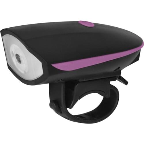 240LM Bicycle Headlight 5W USB Rechargeable Bike Light Front IPX4 Waterproof LED MTB Bike Flashlight with Horn Bell Bike Lamp