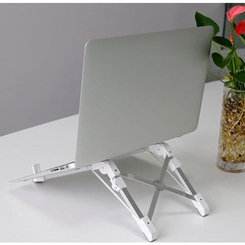 50% Off Portable Aluminium Folding Cooling Heat Dissipation Laptop Stand Bracket Holder For Samsung Xiaomi Huawei Tablets