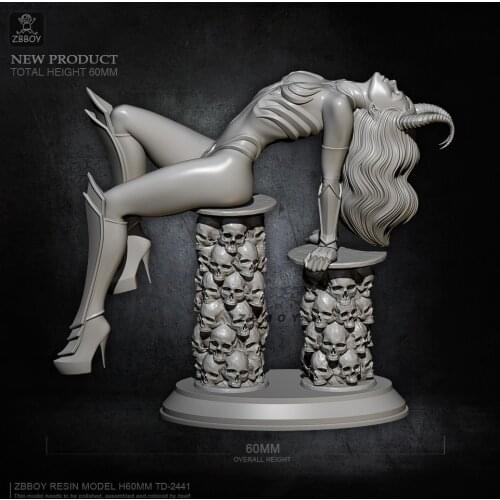 60mm Resin model kits figure toy self-assembled TD-2441