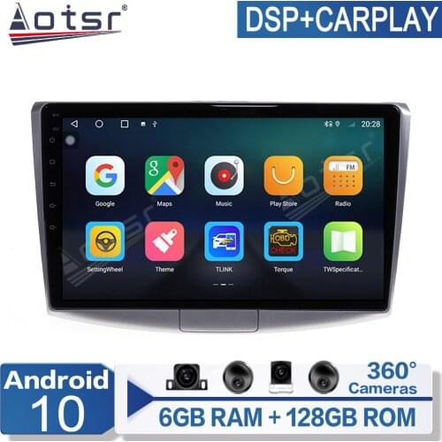 ATOSR-2Din Android10.0 Car Radio For VW MAGOTANCC 2010-2016 Stereo Receive GPS Navigation Car Video Player IGO