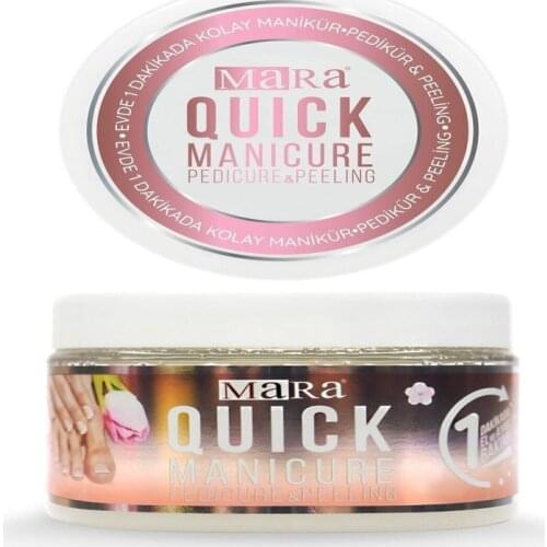 Mara Quick Manicure Pedicure Peeling 300 gr gel manicure peeling at home nail peeling nail health