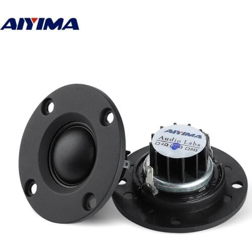 AIYIMA 2Pcs 2 Inch Audio Portable Speakers 6 Ohm 30W ABS Altavoz Portatil Aluminum Radiator Hifi Home Theater Tweeter Speaker