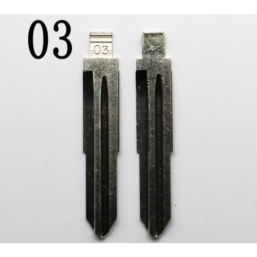 #03 Blade Remote Blank Key Replacement Blade For Honda Accord Mileage Haval Old Civic Buick Triumph Chevrolet Aveo Uncut Meta