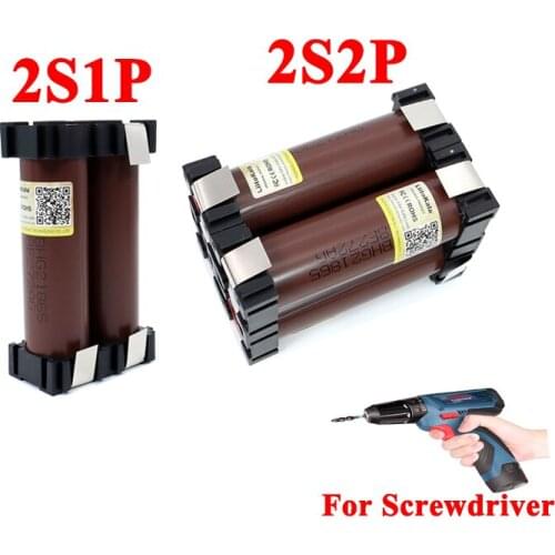 Liitokala 5V/7.4V 18650 HG2 2S1P 3000mAh 2s2p 6000mAh 20 amps For wireless Screwdriver batteries weld battery pack