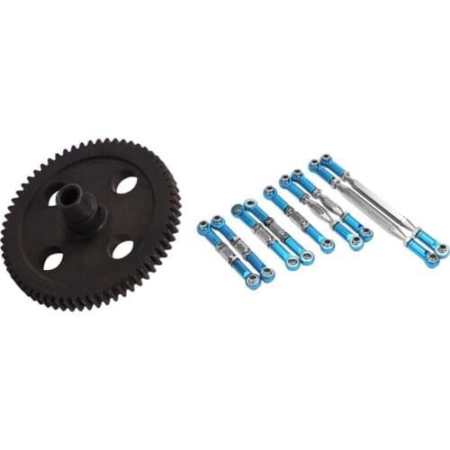 Metal Drive Shaft Transmission Parts with Spur Diff Main Gear 62T,for Fy-01/02/03/04/05 Wltoys 12428 12423 12428