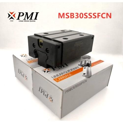 Original Taiwan PMI MSB30S MSB30S-N MSB30SSSFCN linear guideway slider carriage block for CO2 laser machine CNC router