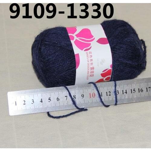 SALE 10 BallsX50g 4ply Mohair Ribbing Wool Hand Yarn Knitting Soft 9109-1330