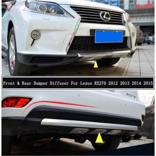 For Lexus RX270 2012 2013 2014 2015 Front & Rear Bumper Guard Diffuser Plate Protector Anti-impact High Quality Accessories