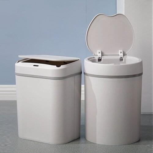 Kitchen Smart Trash Can Storage Waste Recycle Bin Office Accessories Trash Can Bathroom Home Papelera Coche Cleaning Tools DF50L