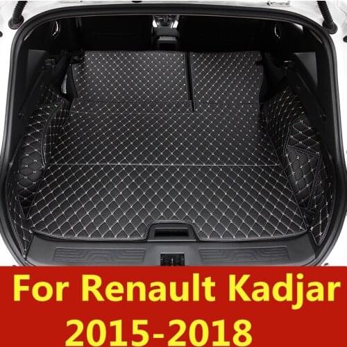 Reserve box mat Fully surrounded Tail box mat After warehouse mat Interior decoration Accessories For Renault Kadjar 2015-2018